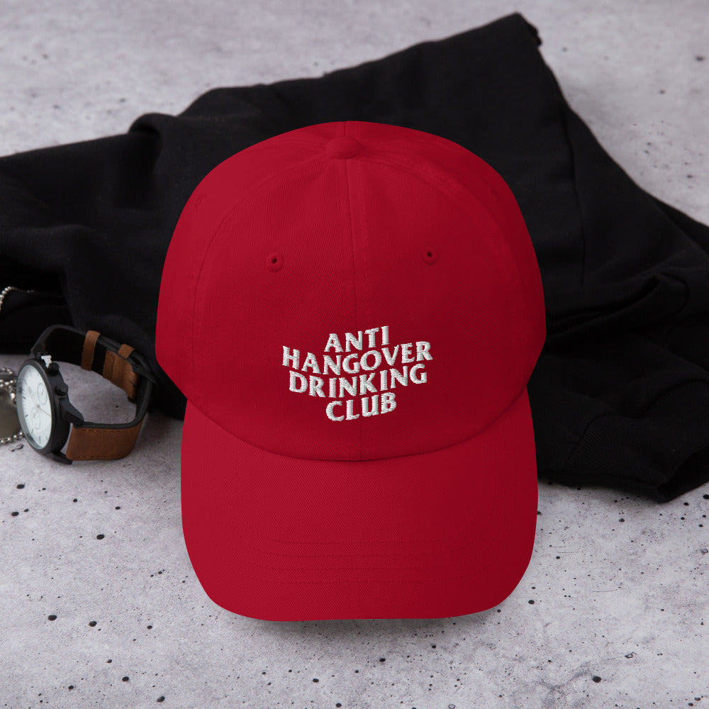 Anti Hangover Drinking Club - Baseball Hat (multiple colors)