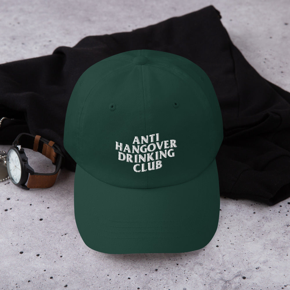 Anti Hangover Drinking Club - Baseball Hat (multiple colors)