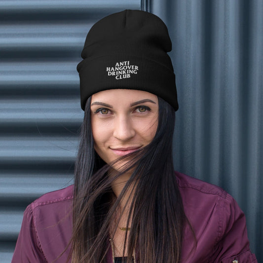 Anti Hangover Drinking Club - Beanie Hat (multiple colors)